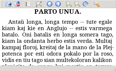 Plata teksto aranĝita.