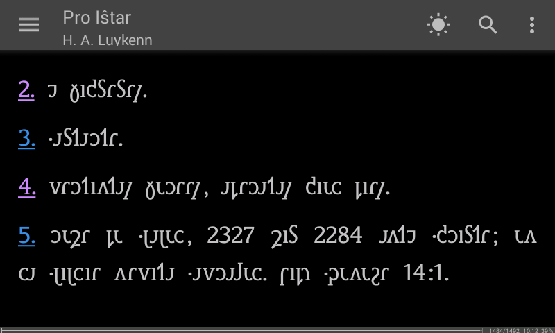 Laŭnorma prezento de finnotoj