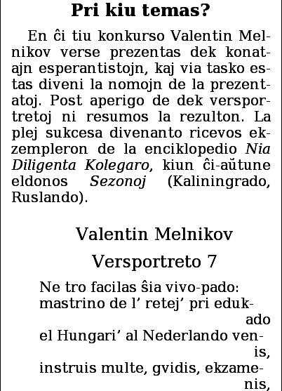 Versaĵo en Fikŝenbuko
